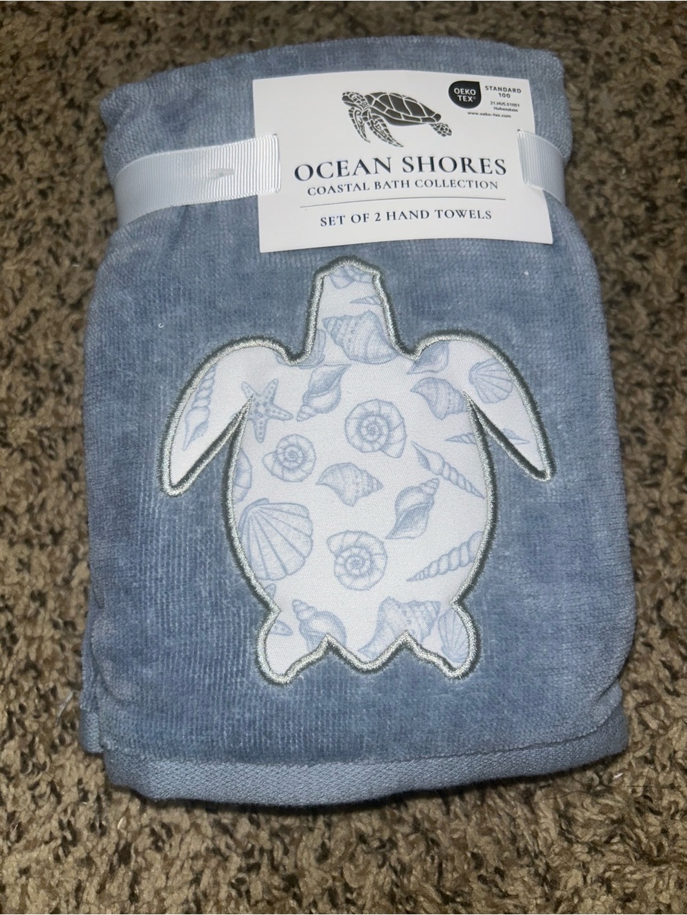 Sea Turtle Hand Towel Set